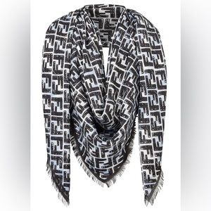 FENDI FF Logo Shawl NIB